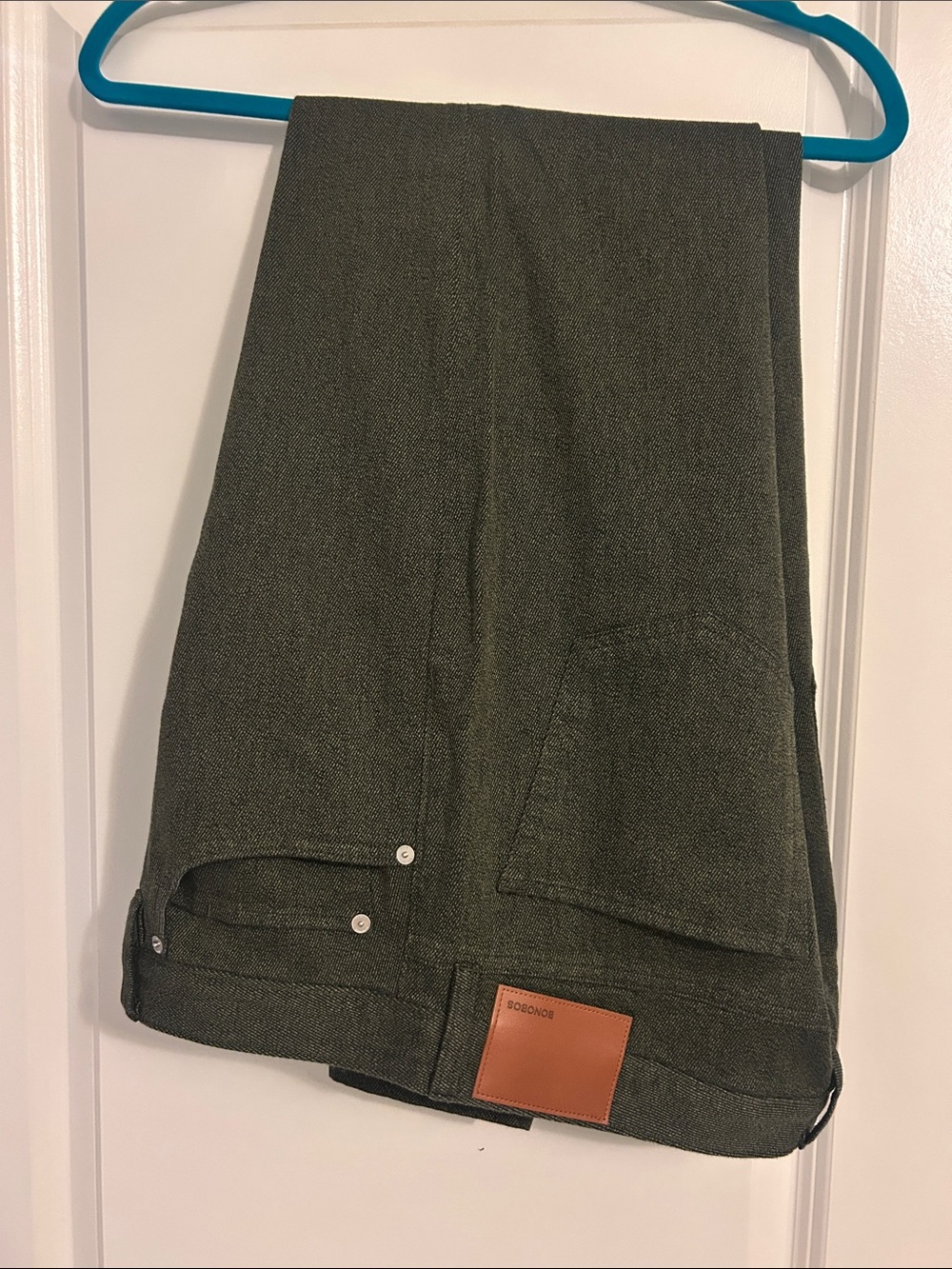 Bonobos Dark Olive Chinos (herringbone)